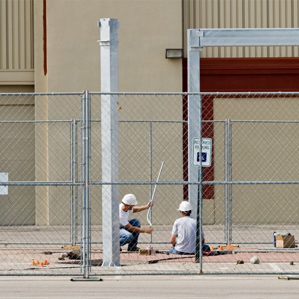 how much time can i lease the temporary fence for my construction site or event in Glen Haven